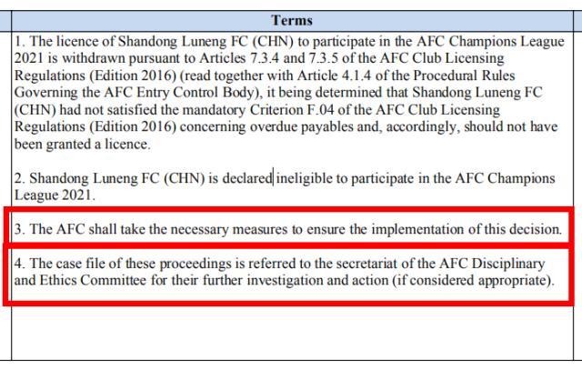7m体育在线-揭秘泰山被罚①：亚足联1个月前告知 上诉基本没用
